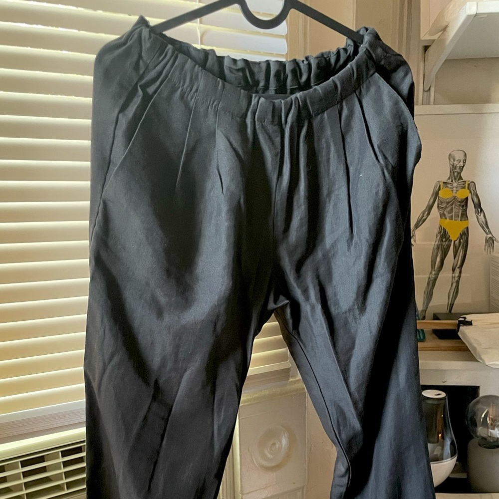 American Colors Sample Sale pleated cinched trousers